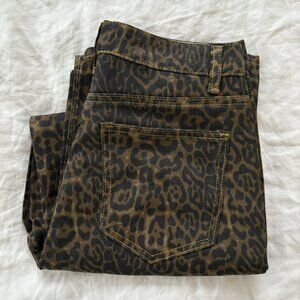Leopard Print Jeans
